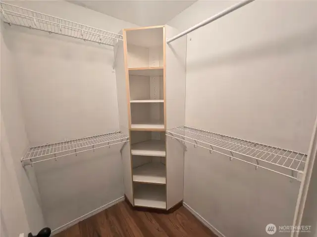 Walk-In closet in Primary Bedroom