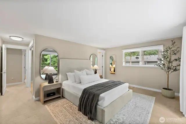 Large primary bedroom
