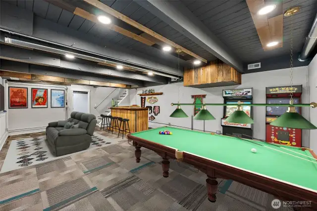 Rec Room-virtually staged