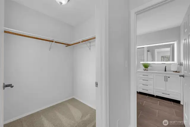 2nd bedroom walk in closet