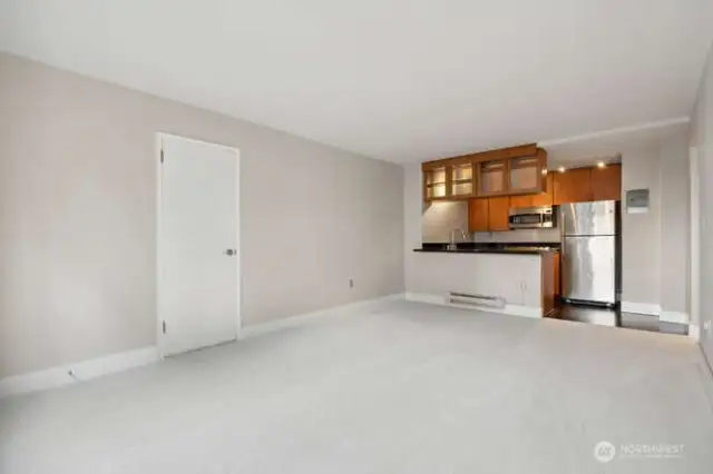 This door is to a walk-in storage closet.