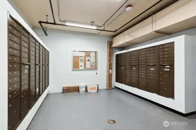 Mail room.