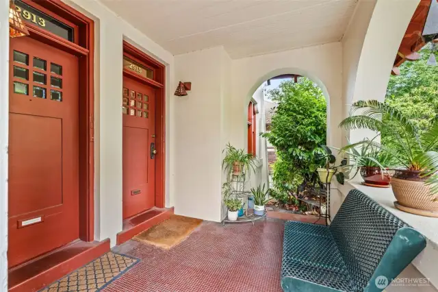 Cover patio entry