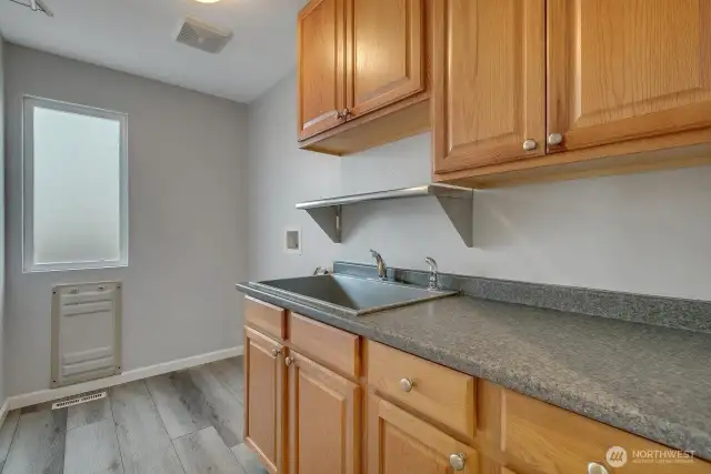 Nice sized laundry room