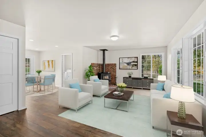 Virtual staging - Living Room