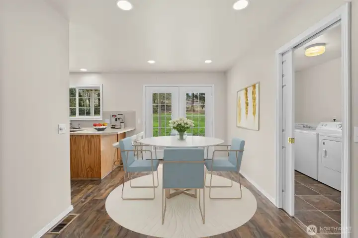 Virtual staging - Dining Room