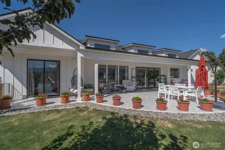 Deck wraps to main bedroom