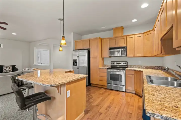 Open Concept Great Room, Living Room, Dining Room