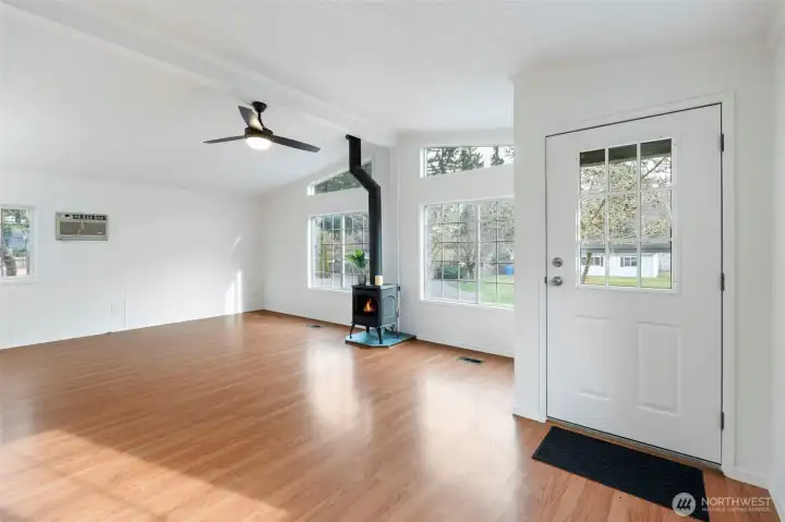 Wood stove to keep you warm the rest of this season