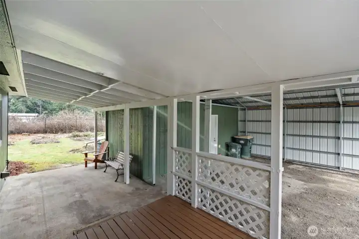 Plenty of covered parking