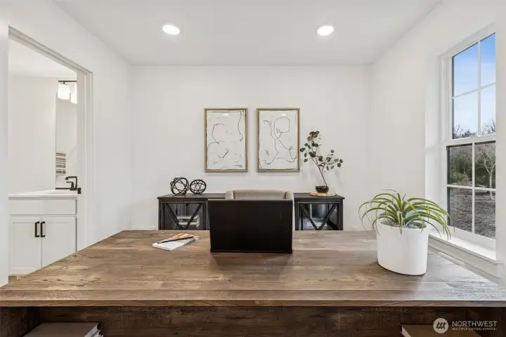 Lower level Bedroom suite or office