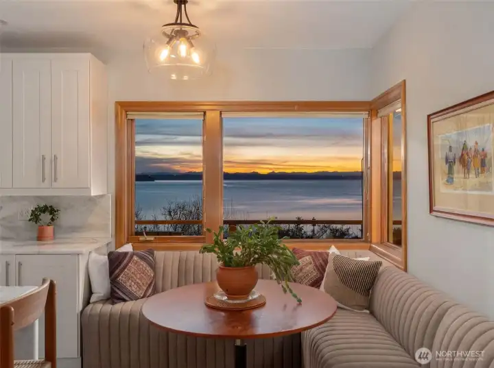 Sunrise to sunset views!