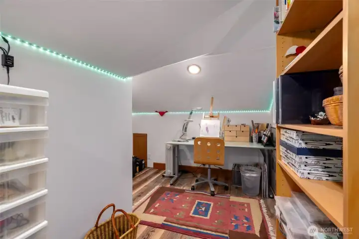 Upper level office.