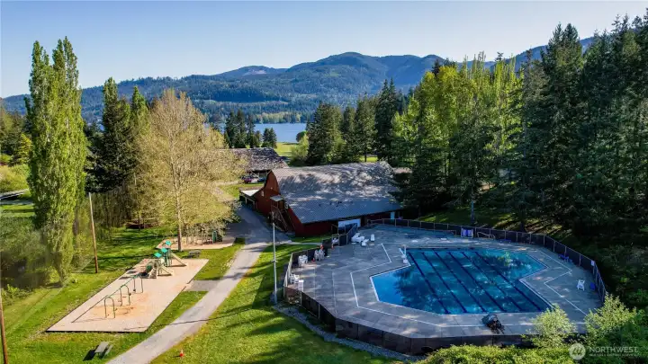 The community center, hub of Sudden Valley's amenities.