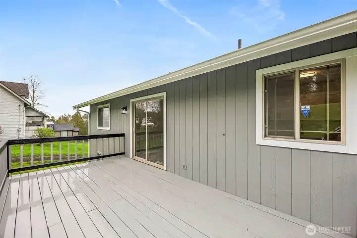 "Enjoy your oversize deck with no close   neighbors ! "