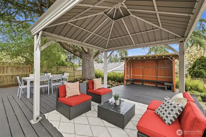 Gazebo conveys to new owner