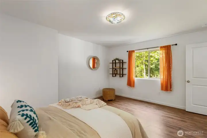 Another shot of the lower level 3rd guest bedroom.