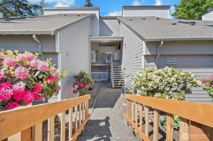 Access to the condo