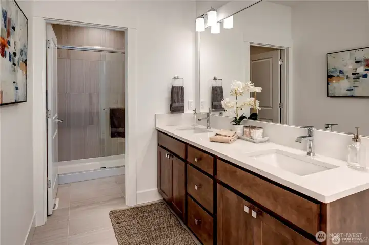 **Photo is from another home in the community with a flipped layout.**
