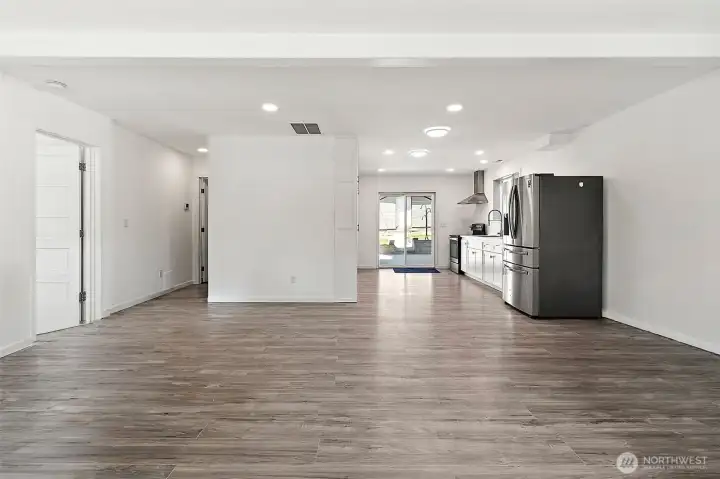 Open-concept Living with easy flow