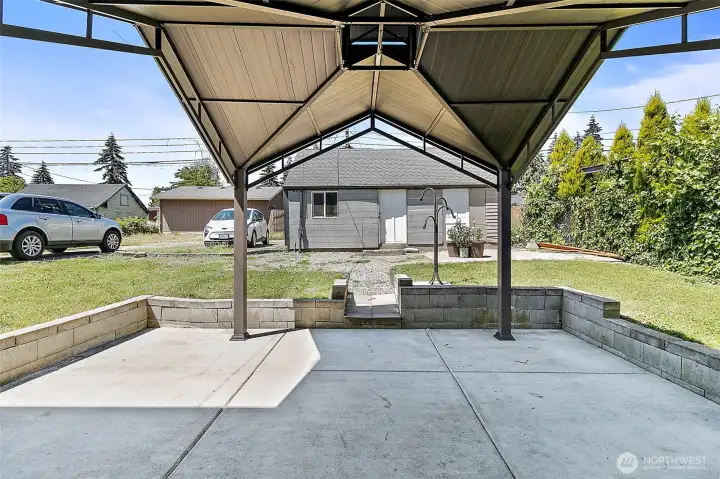 Covered Backyard patio