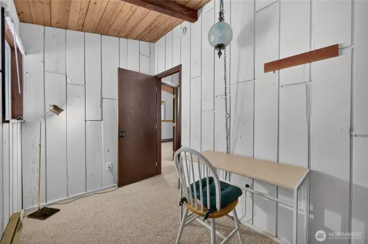 Flexible upper-level living space with natural light and open layout. Flexible upper-level living space with natural light and open layout.