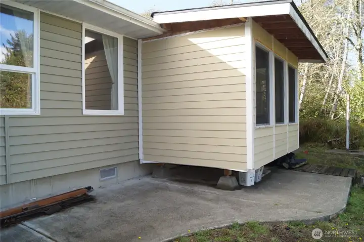 Back of home