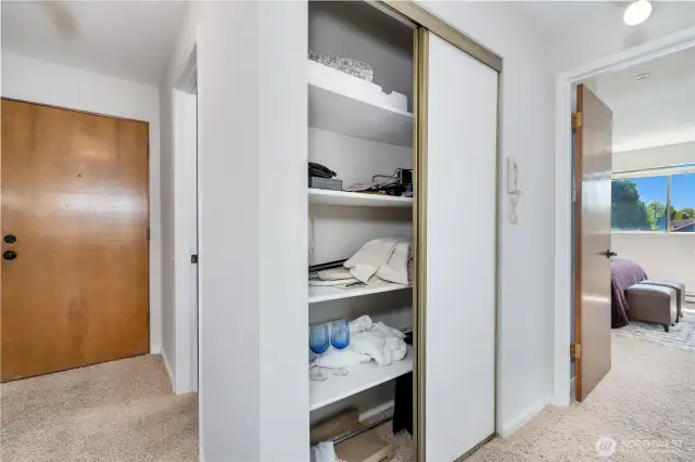 Linen closet.