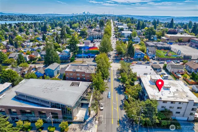 Fantastic location, across from library and park.