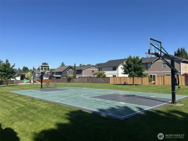 Full Basketball Court in Community Park!