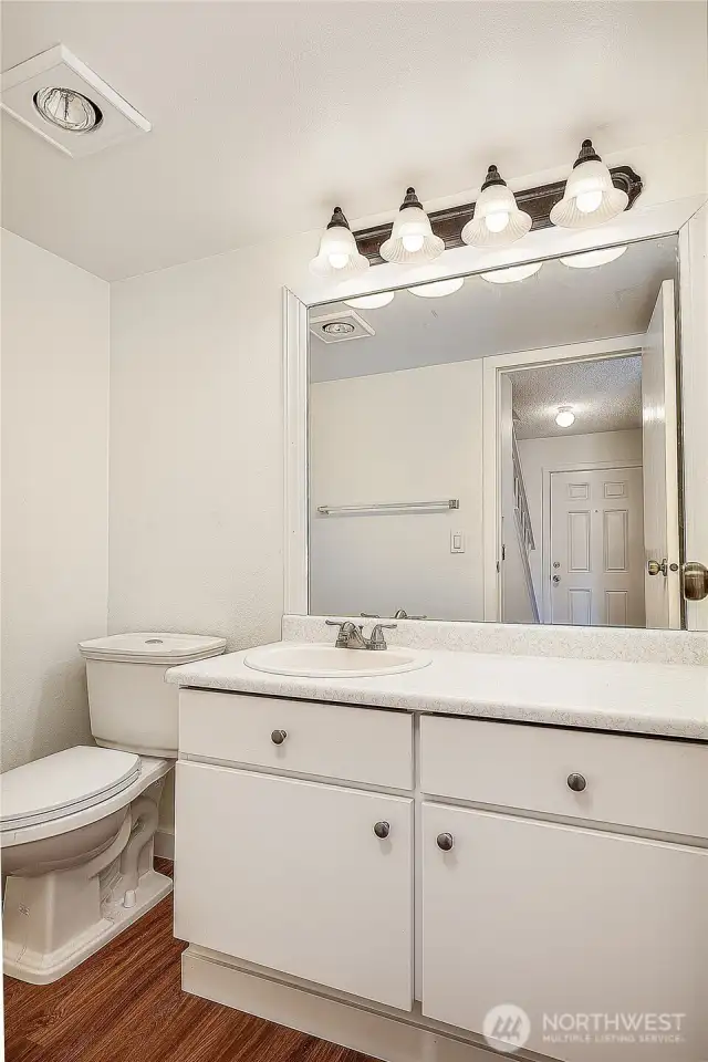 Main floor powder room.