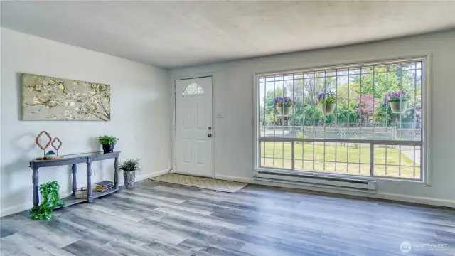 Entry into living room