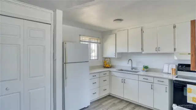 Laundry area off of Kitchen