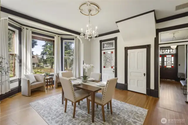 Parlor or dining OR sitting room