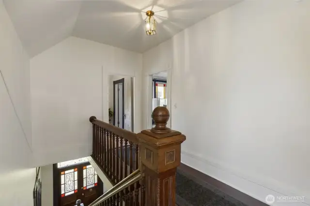 Upstairs to three bedrooms - views in the front to the bay and marina