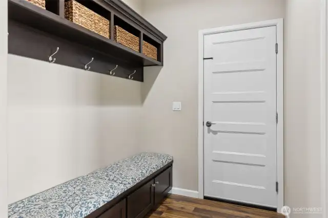 Mudroom Access to Garage