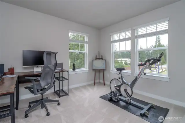 3rd upstairs bedroom or gym or......