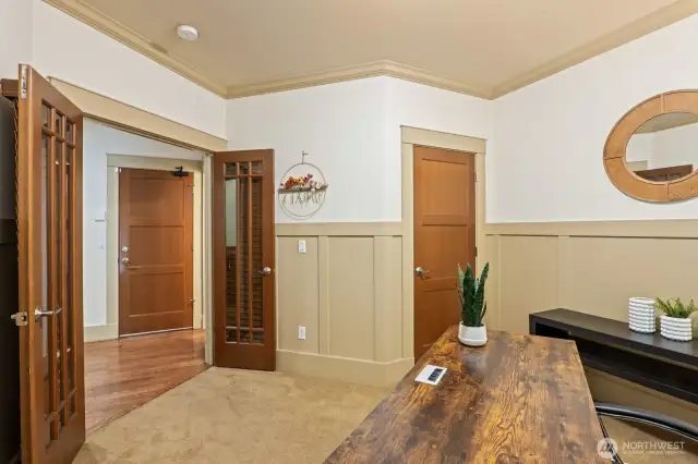 Main floor bedroom or office.