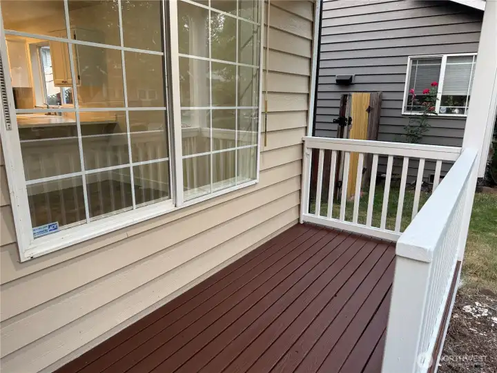Front porch, front of home street side