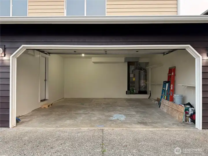 Back side of house 2 car garage, alley access