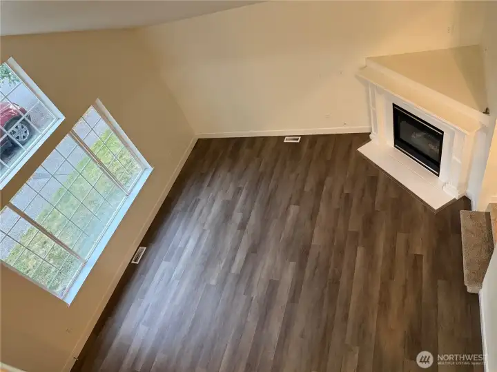 Another view of living room from 2nd floor