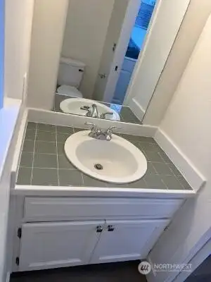 Main floor half bath