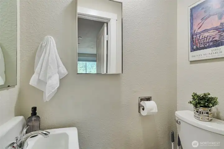 Half bath on main level