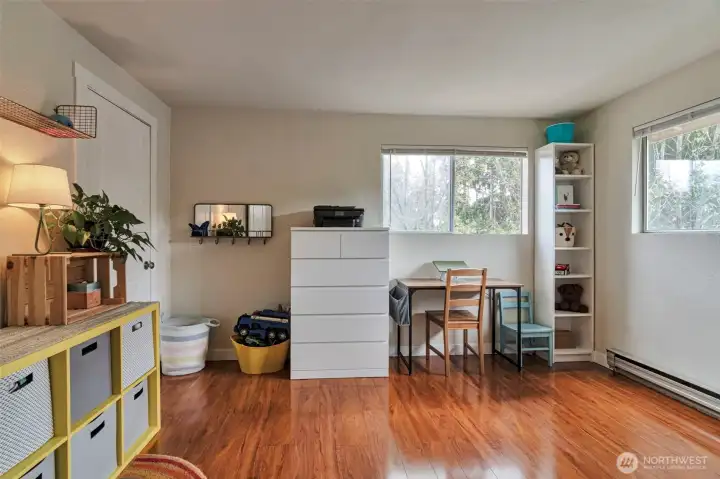 Generous bedroom size