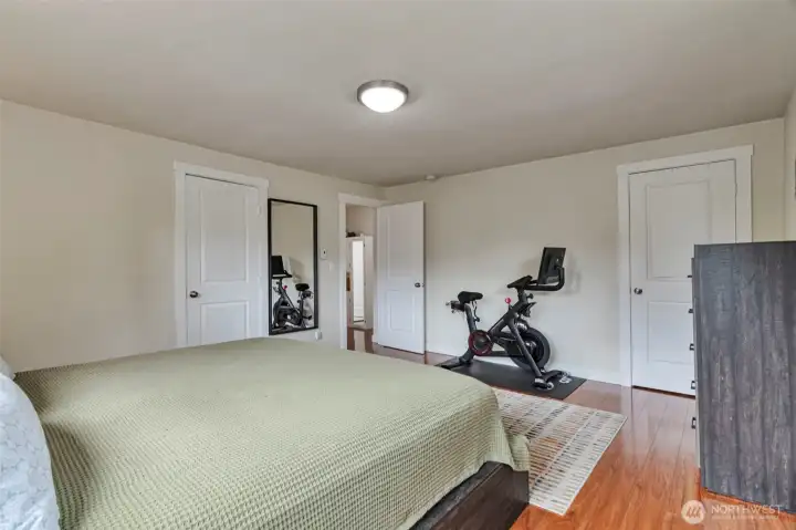 Southeast corner bedroom