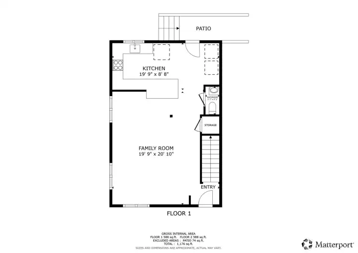 1st level floor plan