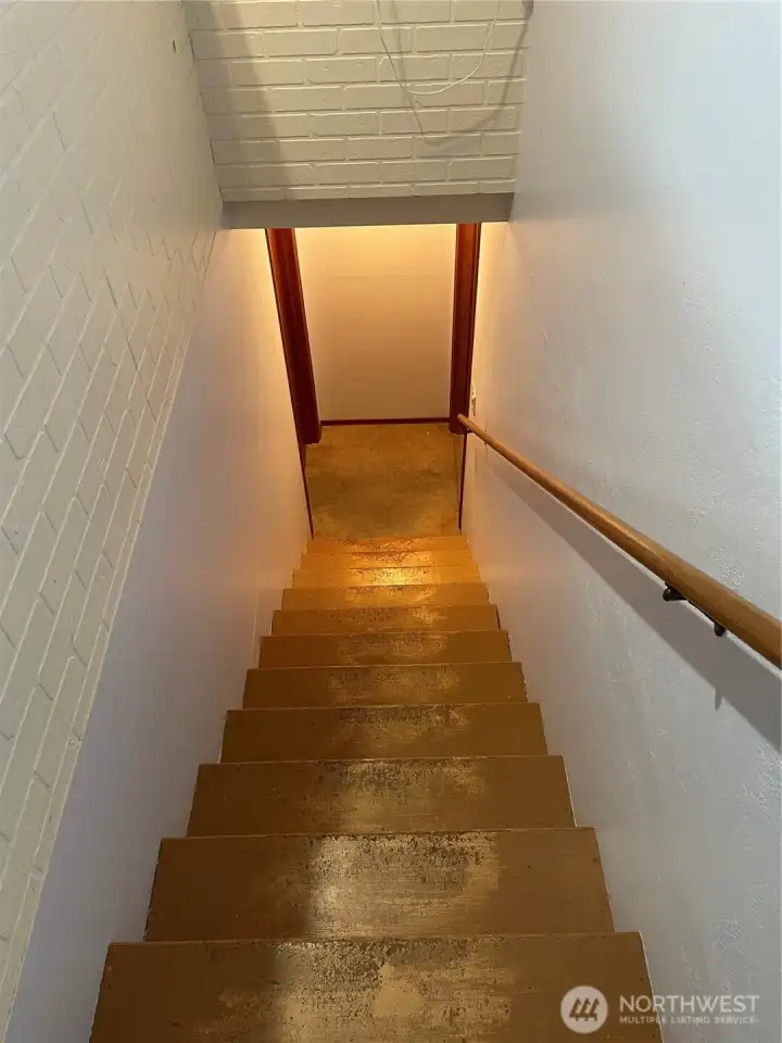 Stairs to basement