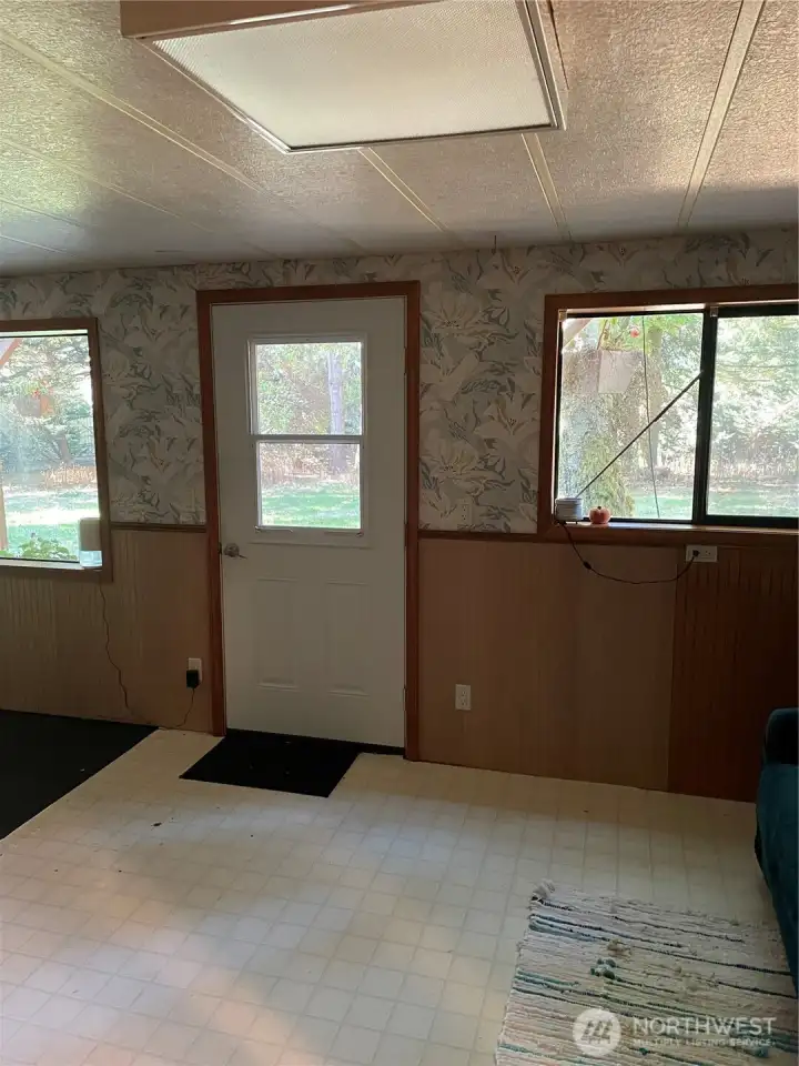 Basement entrance