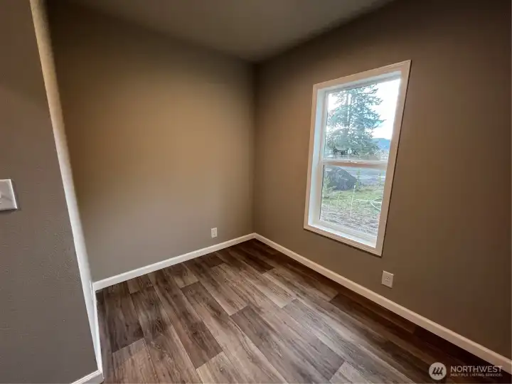 Den just down the hall from the living room