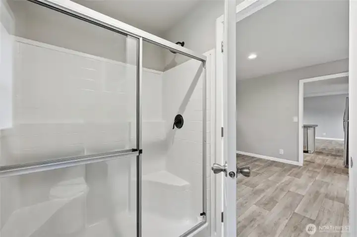 Primary bath shower